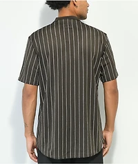 HUF Bronx Brown & White Henley Mesh Baseball Jersey