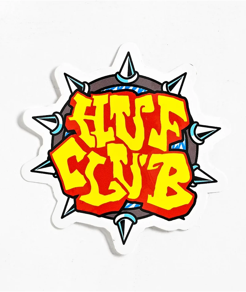 HUF Club Sticker