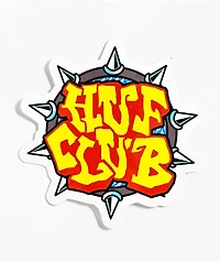 HUF Club Sticker