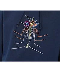 HUF Community Garden Navy Blue Hoodie