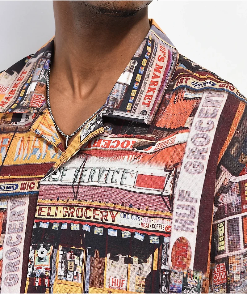 HUF Corner Store Short Sleeve Button Up Shirt