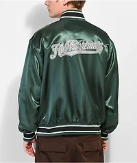 HUF Crackerjack Green Baseball Jacket