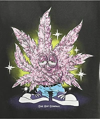 HUF Crystal Buddy Black Wash T-Shirt