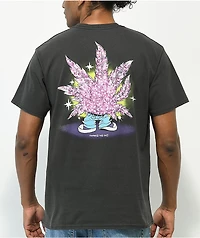 HUF Crystal Buddy Black Wash T-Shirt