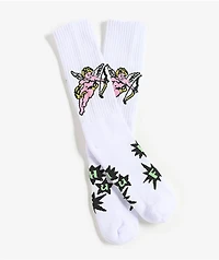 HUF Cupid White Crew Socks