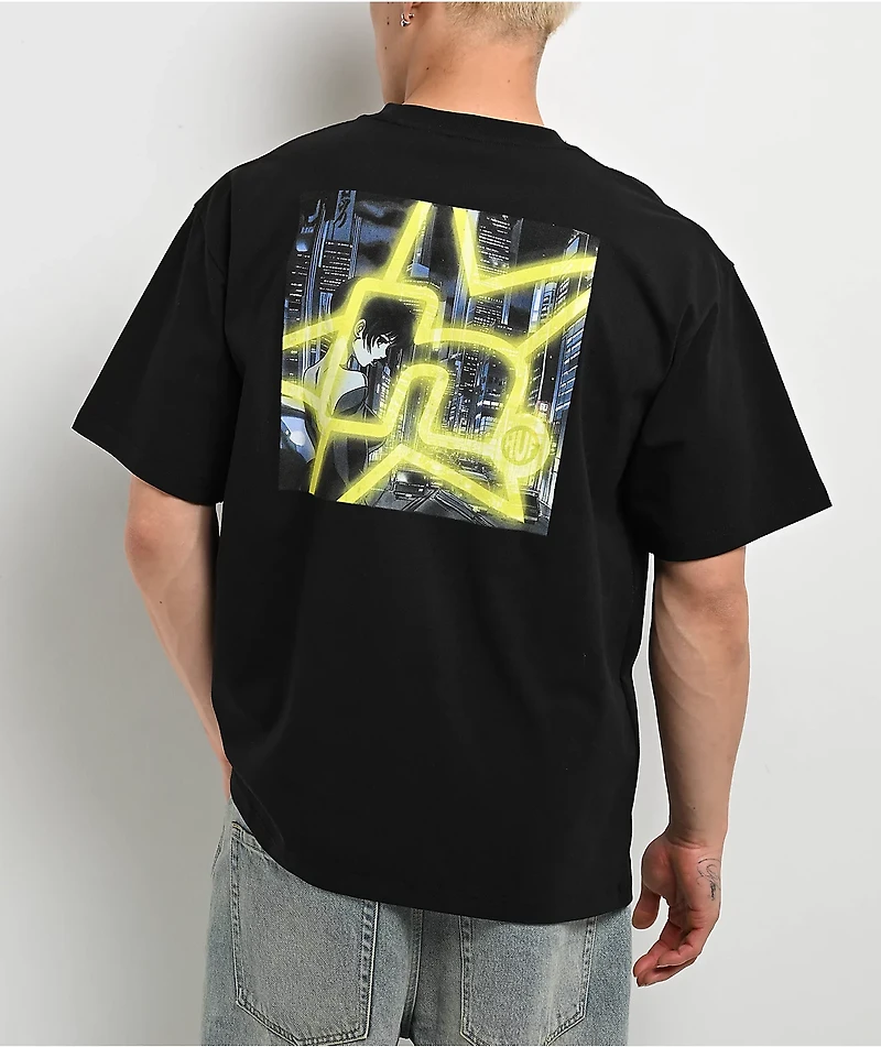 HUF Cyberpunk Black T-Shirt