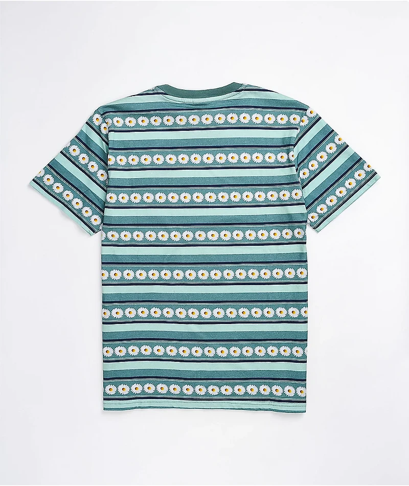 HUF Daisy Stripe Sage T-Shirt