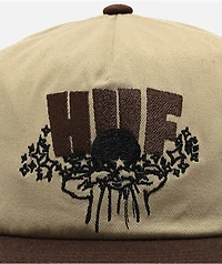 HUF Dazed Natural & Brown Snapback Hat
