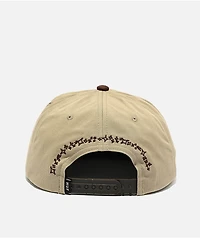 HUF Dazed Natural & Brown Snapback Hat