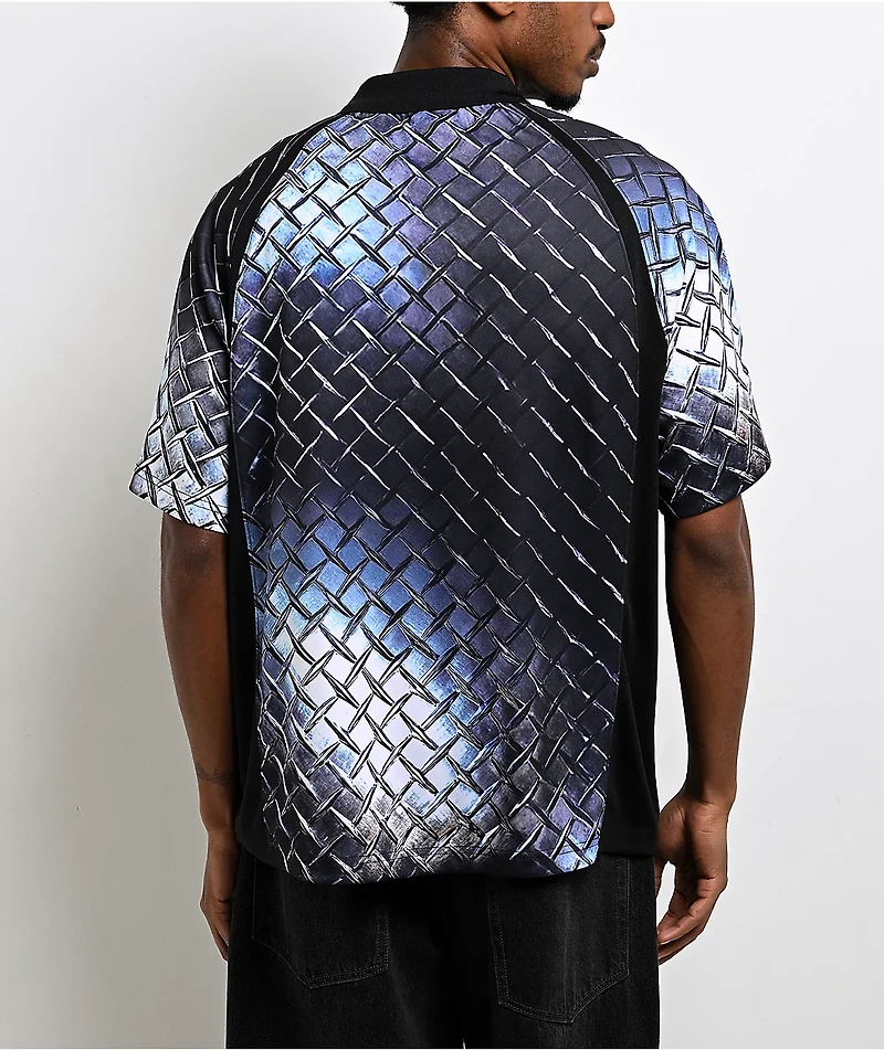 HUF Diamond Plate Black Soccer Jersey