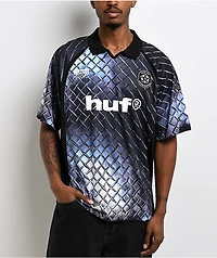 HUF Diamond Plate Black Soccer Jersey