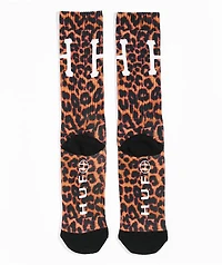 HUF Digital Leopard Crew Socks