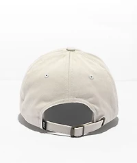 HUF Essentials Logo Cream Strapback Hat