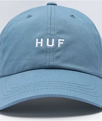 HUF Essentials Logo Light Blue Strapback Hat