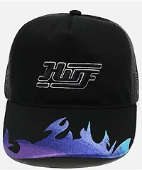 HUF Exhaust Black Trucker Hat