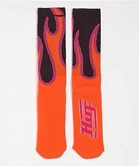 HUF Exhaust Red Crew Socks