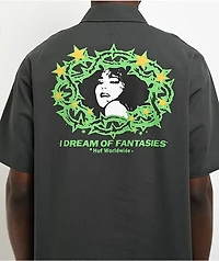 HUF Fantasies Woven Green Short Sleeve Button Up Shirt