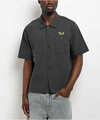 HUF Fantasies Woven Green Short Sleeve Button Up Shirt