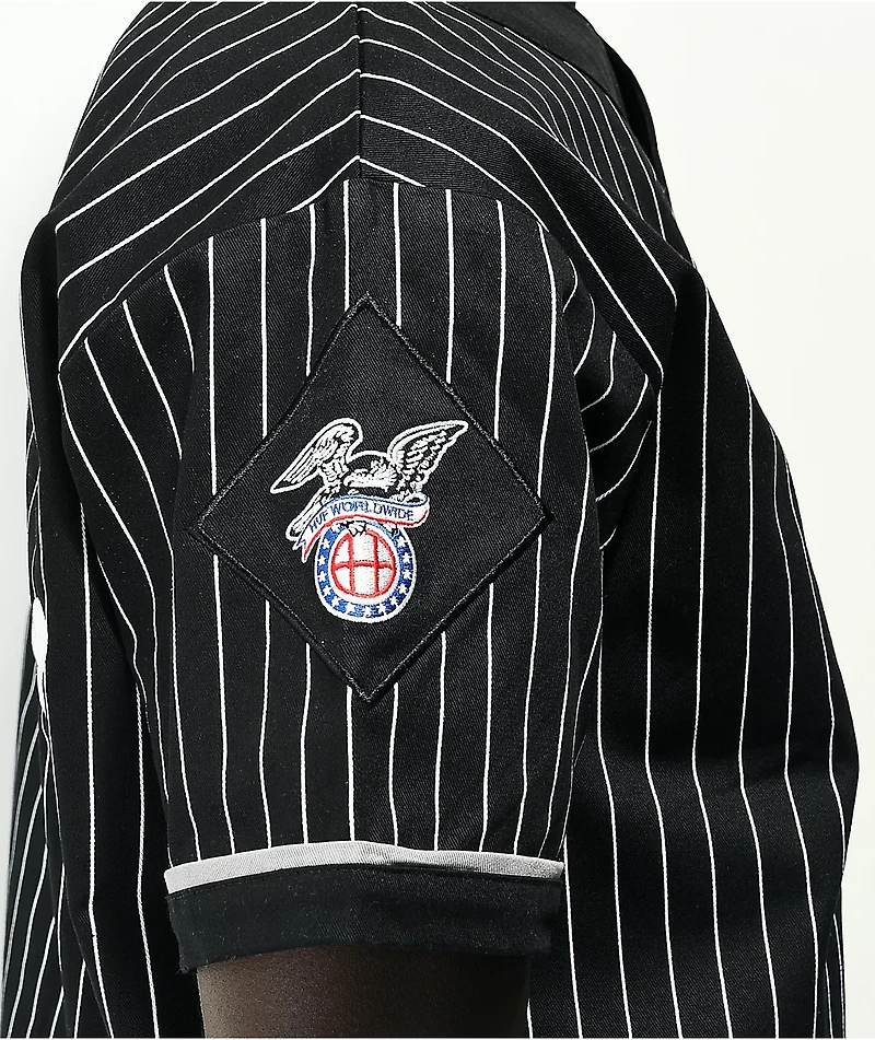 HUF Forever Black Baseball Jersey