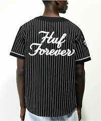 HUF Forever Black Baseball Jersey