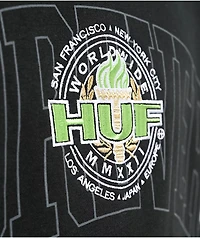 HUF Forever Torch Black Crewneck Sweatshirt