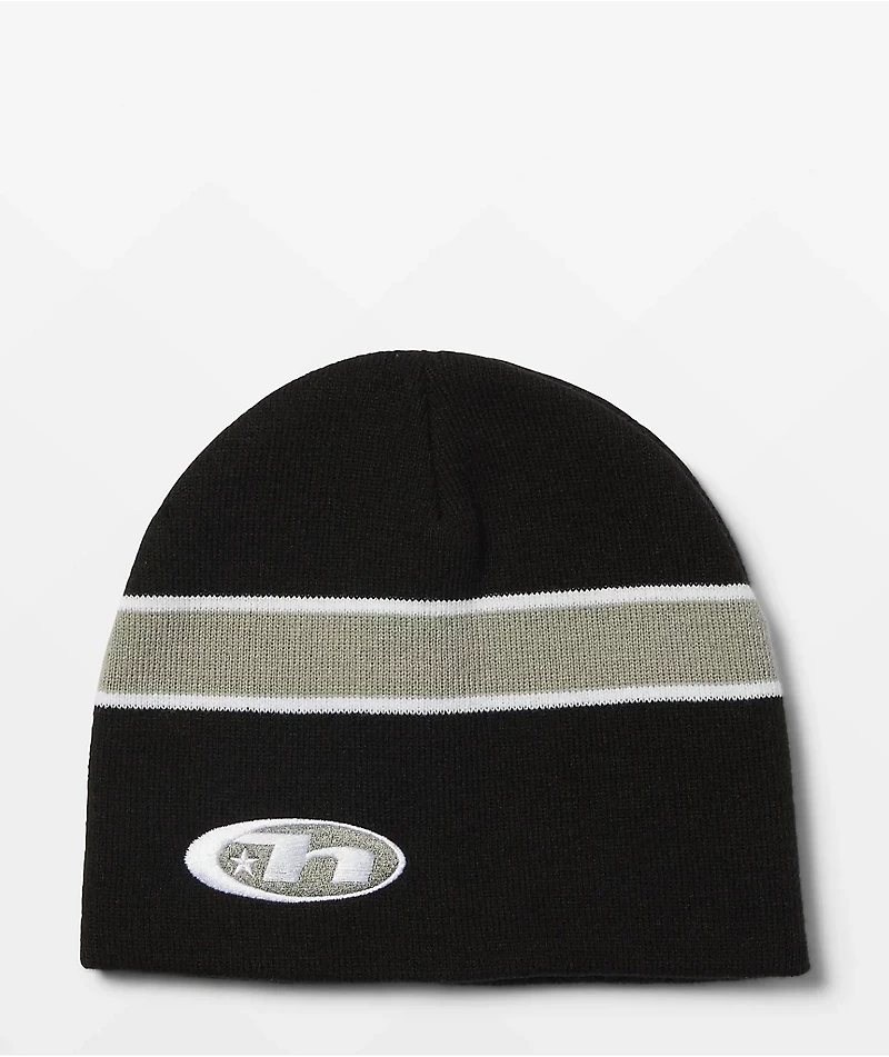 HUF Frequency Black Skully Beanie