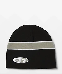 HUF Frequency Black Skully Beanie