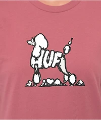 HUF Fresh Cut Poodle Mauve T-Shirt