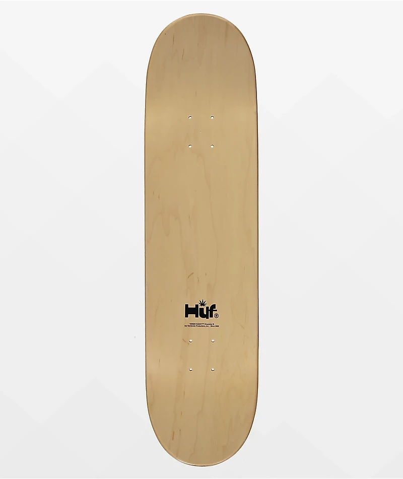 HUF Green Buddy 8.25" Skateboard Deck