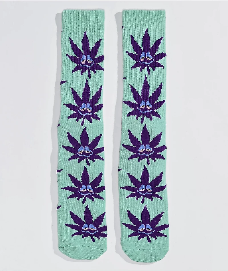 HUF Green Buddy Mint Crew Socks