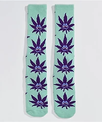 HUF Green Buddy Mint Crew Socks