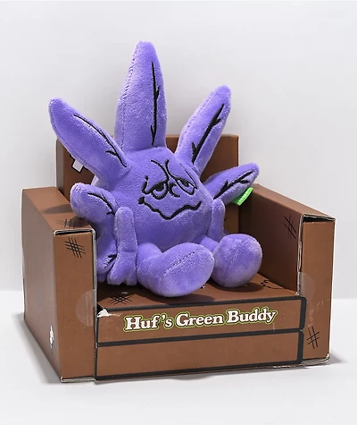 HUF Green Buddy Purple Plush Toy