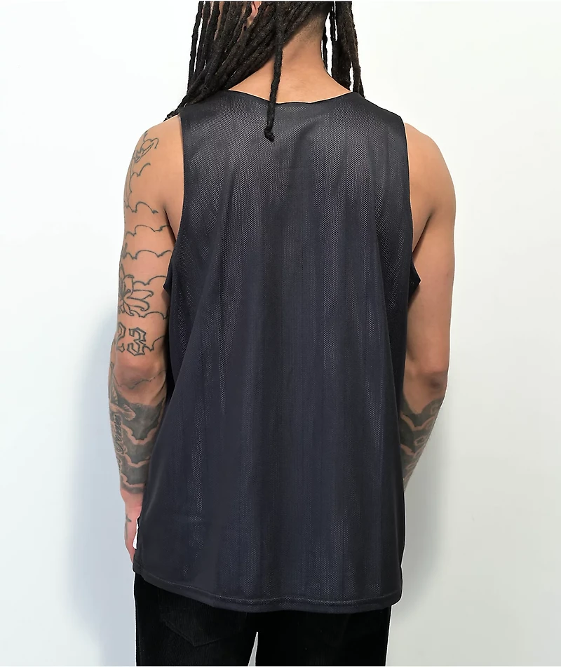 HUF Half Court Black & White Reversible Basketball Jersey