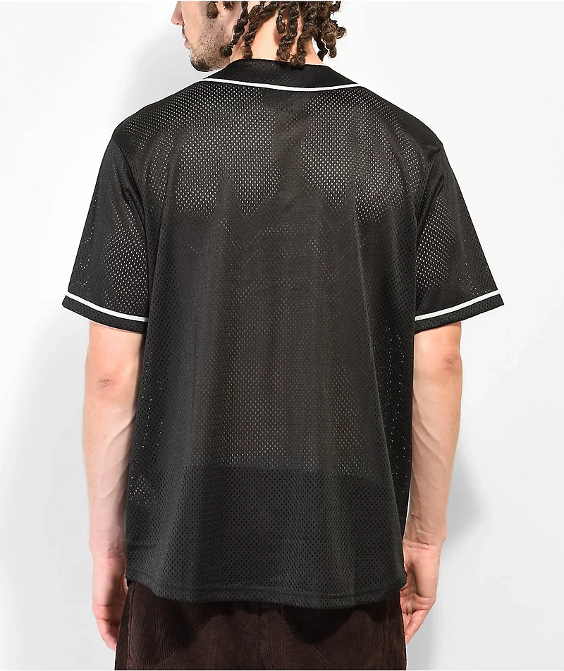 HUF Harlem Black Baseball Jersey