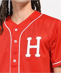 HUF Harlem Red Baseball Jersey