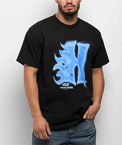 HUF Heatwave Black T-Shirt