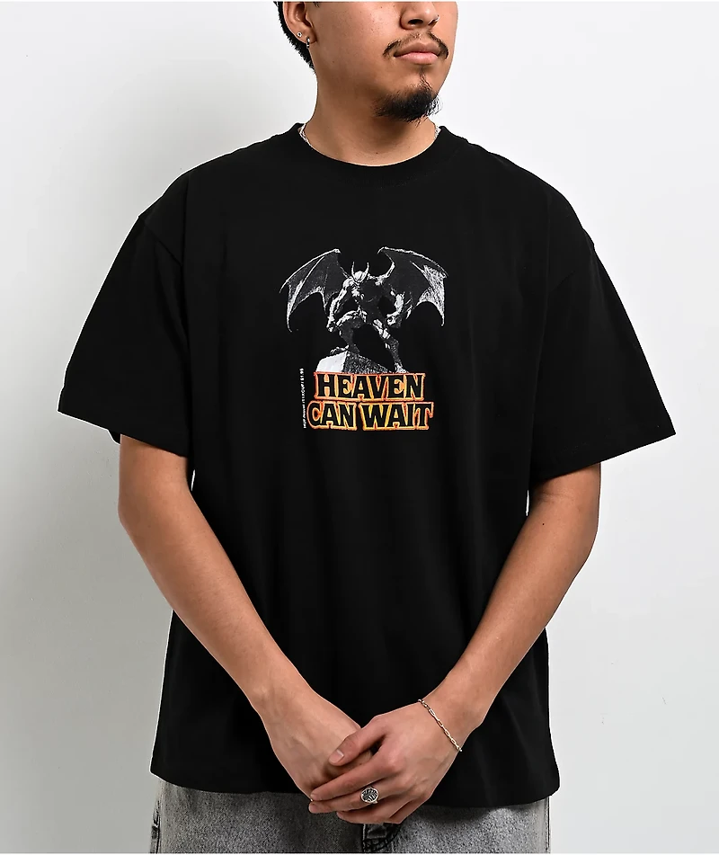 HUF Heaven Can Wait Black T-Shirt