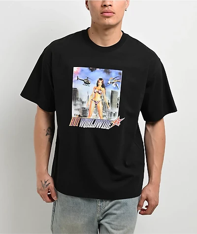 HUF In The Skies Black T-Shirt