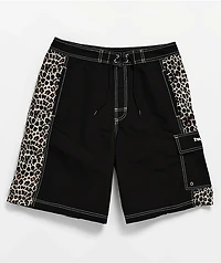 HUF Instinct Cheetah Black Board Shorts