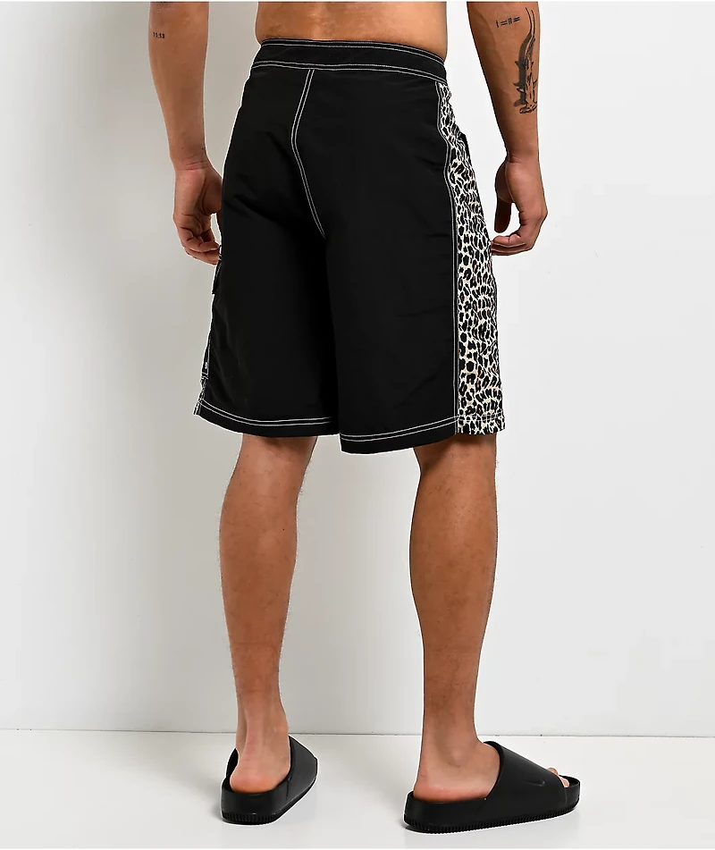HUF Instinct Cheetah Black Board Shorts