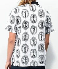HUF Landmark White Polo Shirt