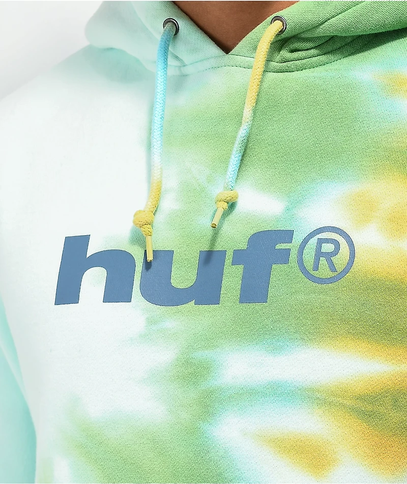 HUF Lo-Fi Gold Tie Dye Hoodie