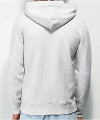 HUF Milton Light Grey Zip Hoodie