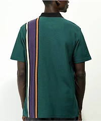 HUF Monaco Green Short Sleeve Polo Shirt