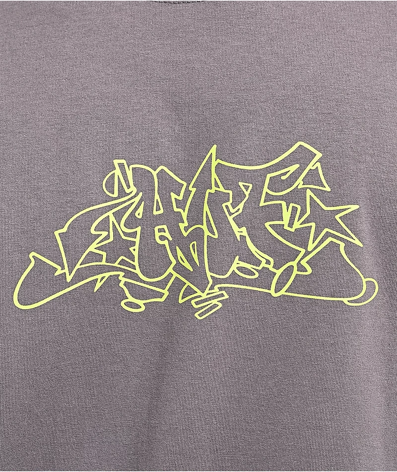 HUF Outlines Light Plum T-Shirt