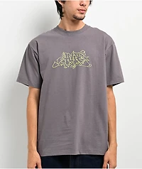 HUF Outlines Light Plum T-Shirt