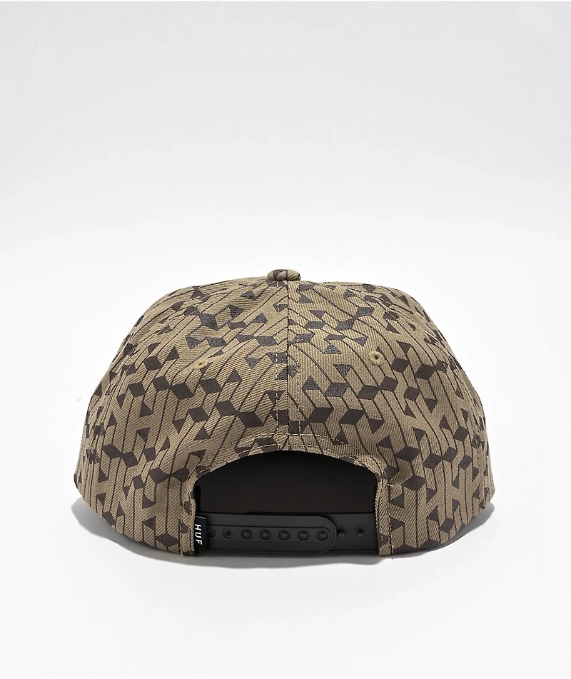 HUF Paradox Classic H Caramel Snapback Hat