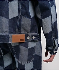 HUF Patchwork Blue Denim Jacket
