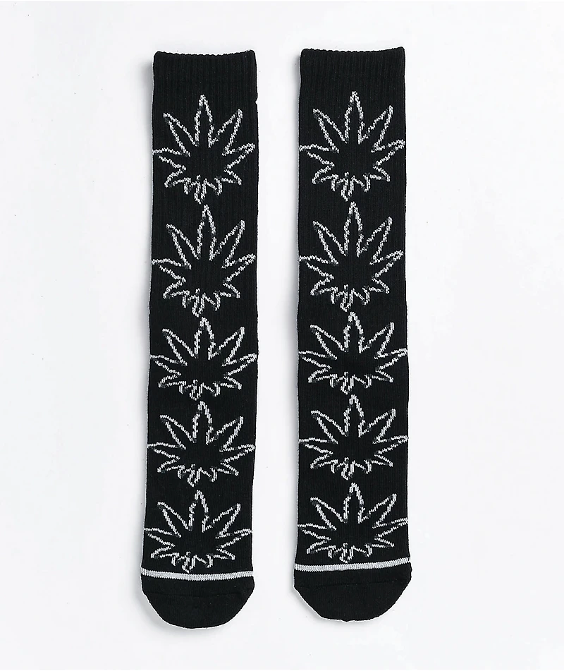 HUF Plantlife Always Open Black Crew