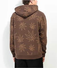 HUF Plantlife Brown Hoodie